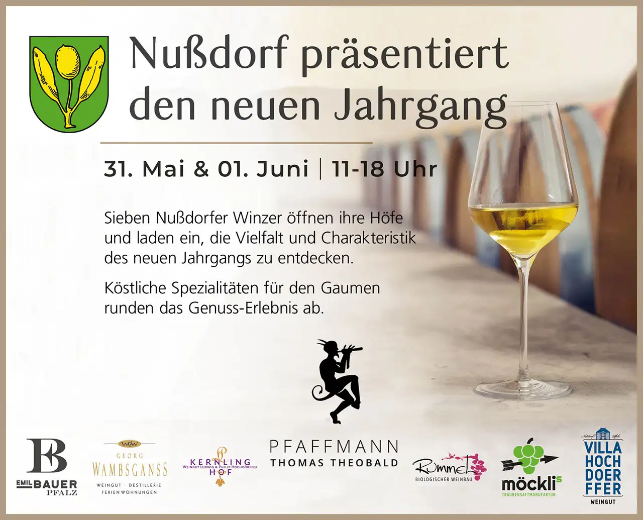 Nußdorf präsentiert den neuen Jahrgang 2024 Nußdorf präsentiert den neuen Jahrgang 2025